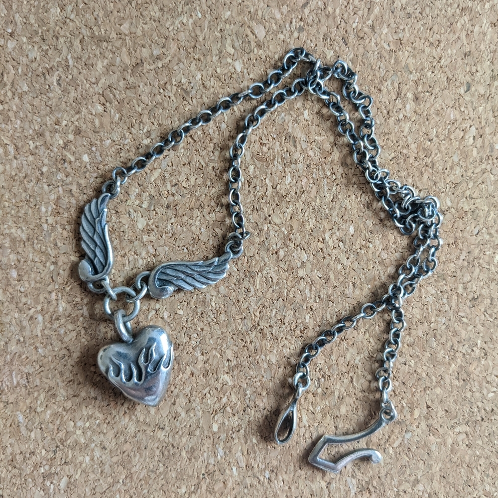 Sterling Tattoo Flash Necklace